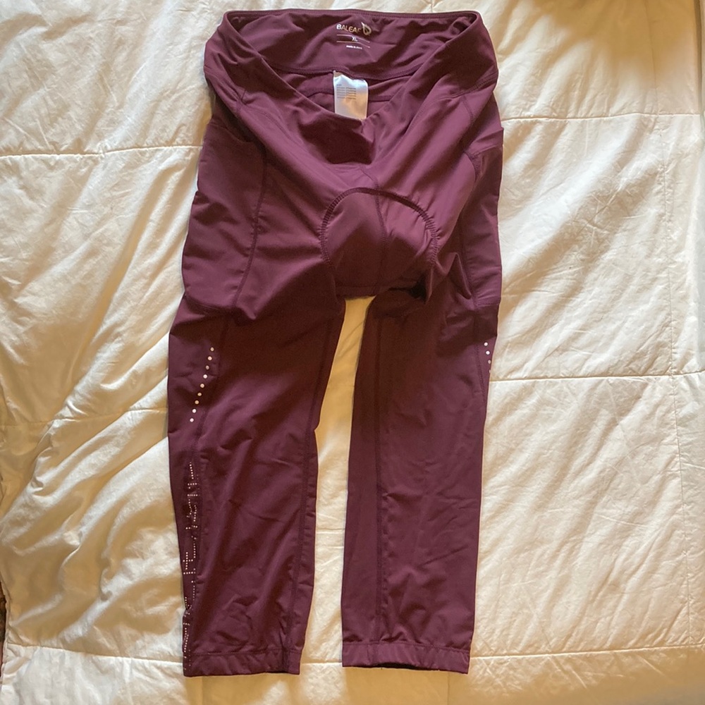 XL Ladies padded cycling capri.